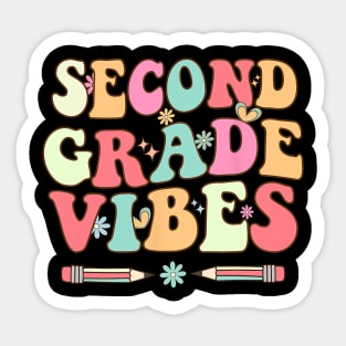 First Day Of School Second Grade Back to School Sticker